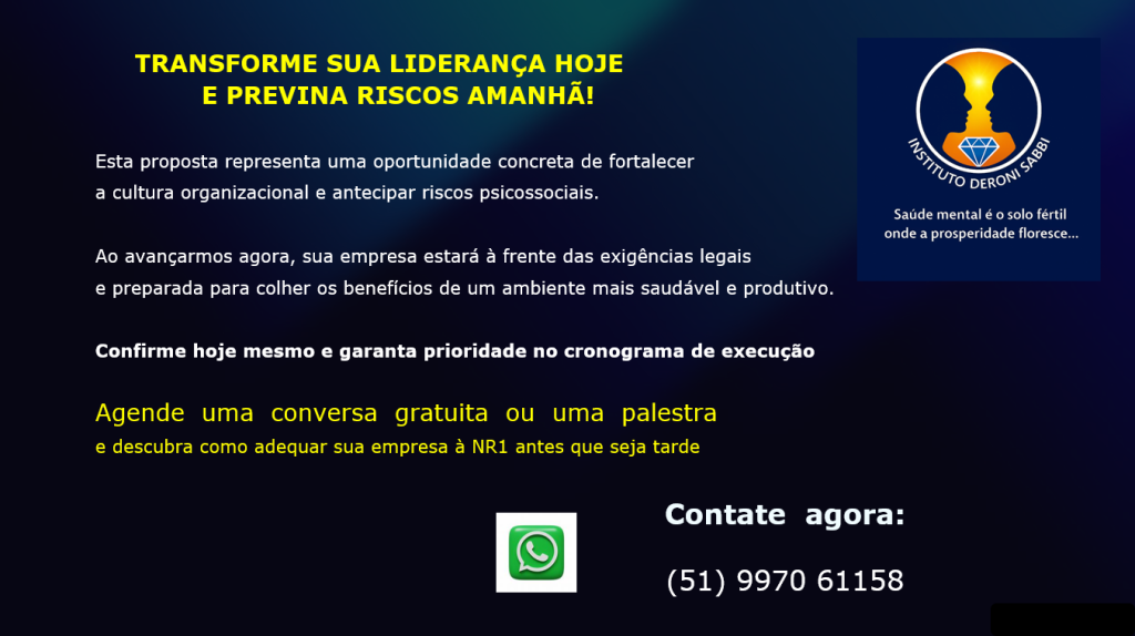 Saude Mental, NR1, Riscos sociais,