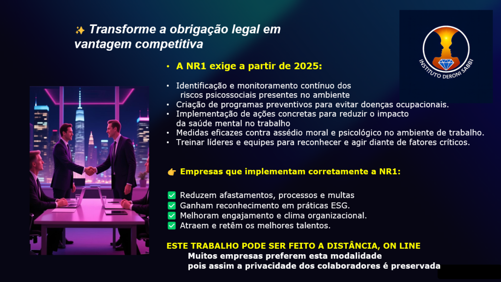 Saude Mental, NR1, Riscos sociais,